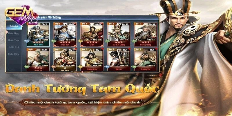 Tam quốc tranh hùng - cuộc chiến đỉnh cao chỉ có tại gemwin