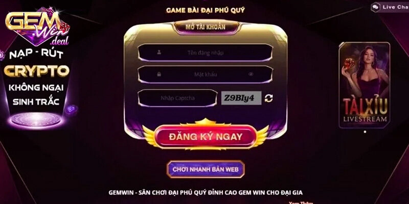 Chi tiết quy trình đăng ký Gemwin