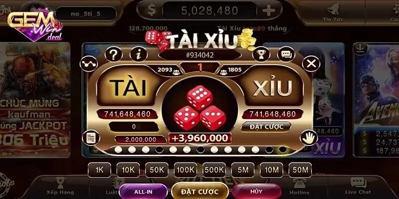 Tham gia cá cược tài xỉu livestream tại Gemwin theo các bước hướng dẫn